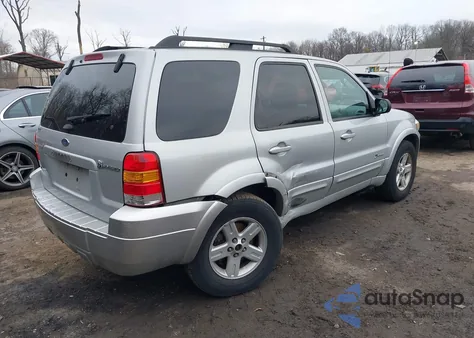 2007 Ford Escape Hybrid z USA, uszkodzony, nr VIN 1FMCU59H47KA06997